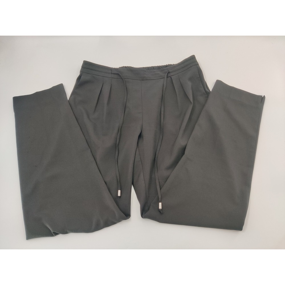 Ci Sono‎ Women Black Wide Leg Drawstring Waist Pants Size Medium